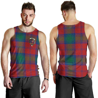 Byres Tartan Crest Men Tank Top