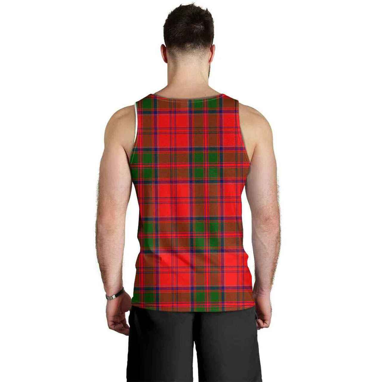 Cairns Tartan Crest Men Tank Top