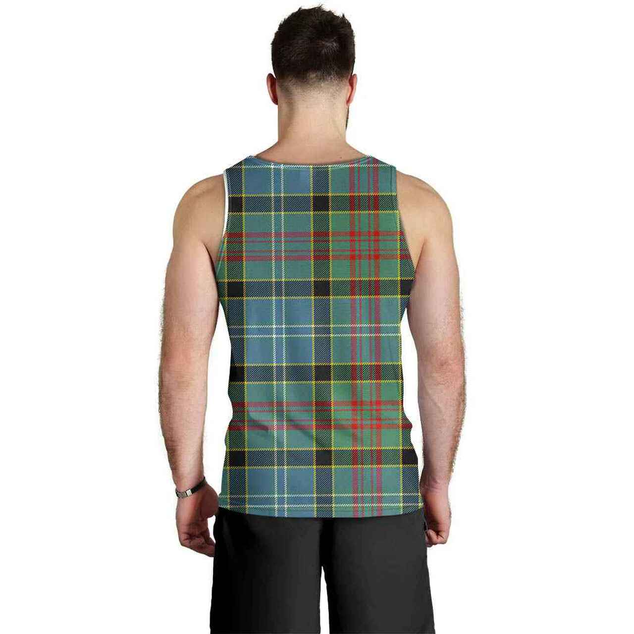 Caldwell Tartan Crest Men Tank Top