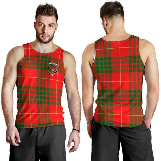 Cameron Tartan Crest Men Tank Top