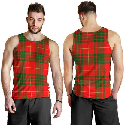 Cameron Modern Tartan Plaid Men Tank Top