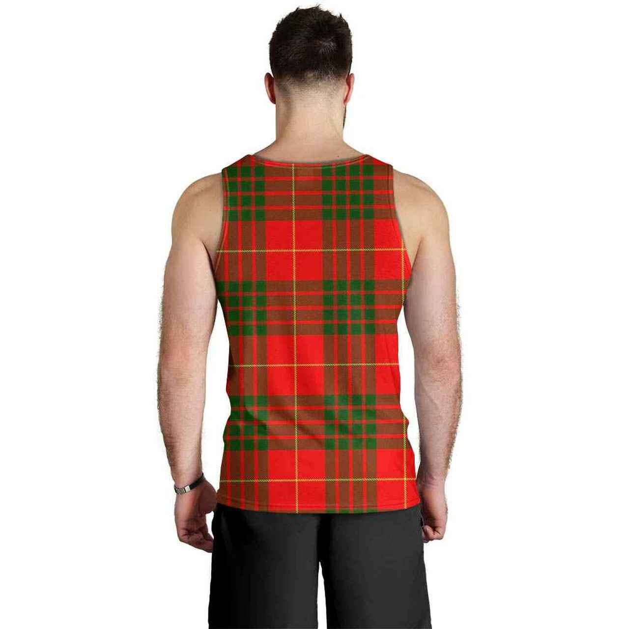 Cameron Modern Tartan Plaid Men Tank Top