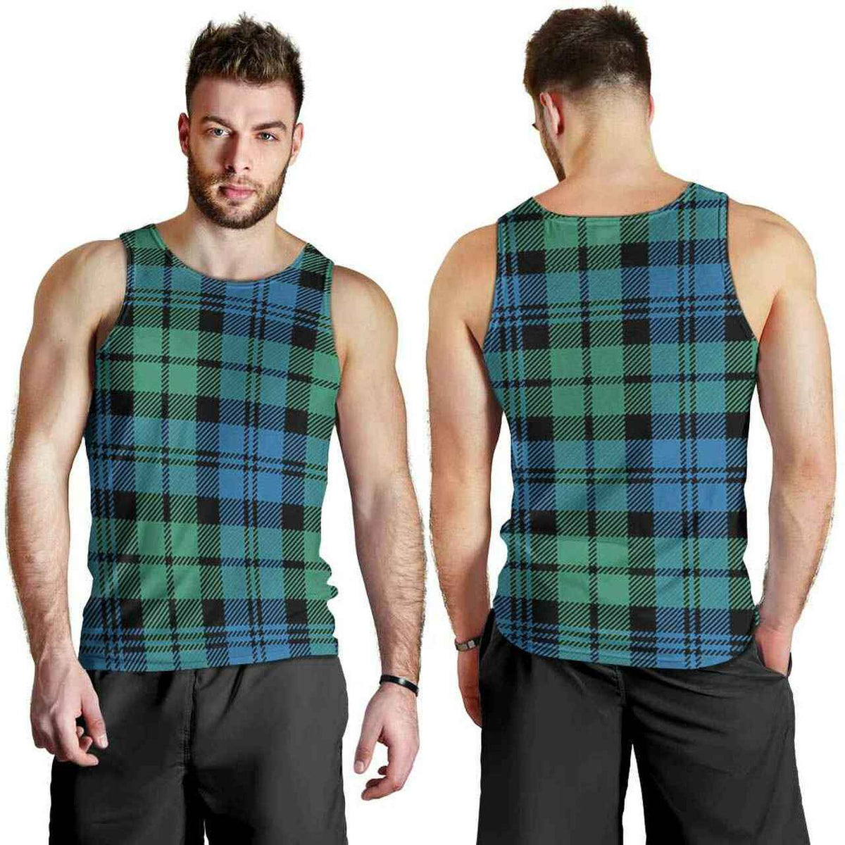 Campbell Ancient 01 Tartan Plaid Men Tank Top