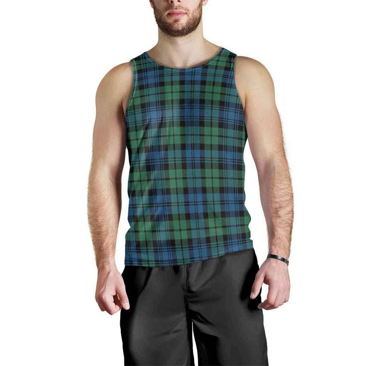 Campbell Ancient 02 Tartan Plaid Men Tank Top