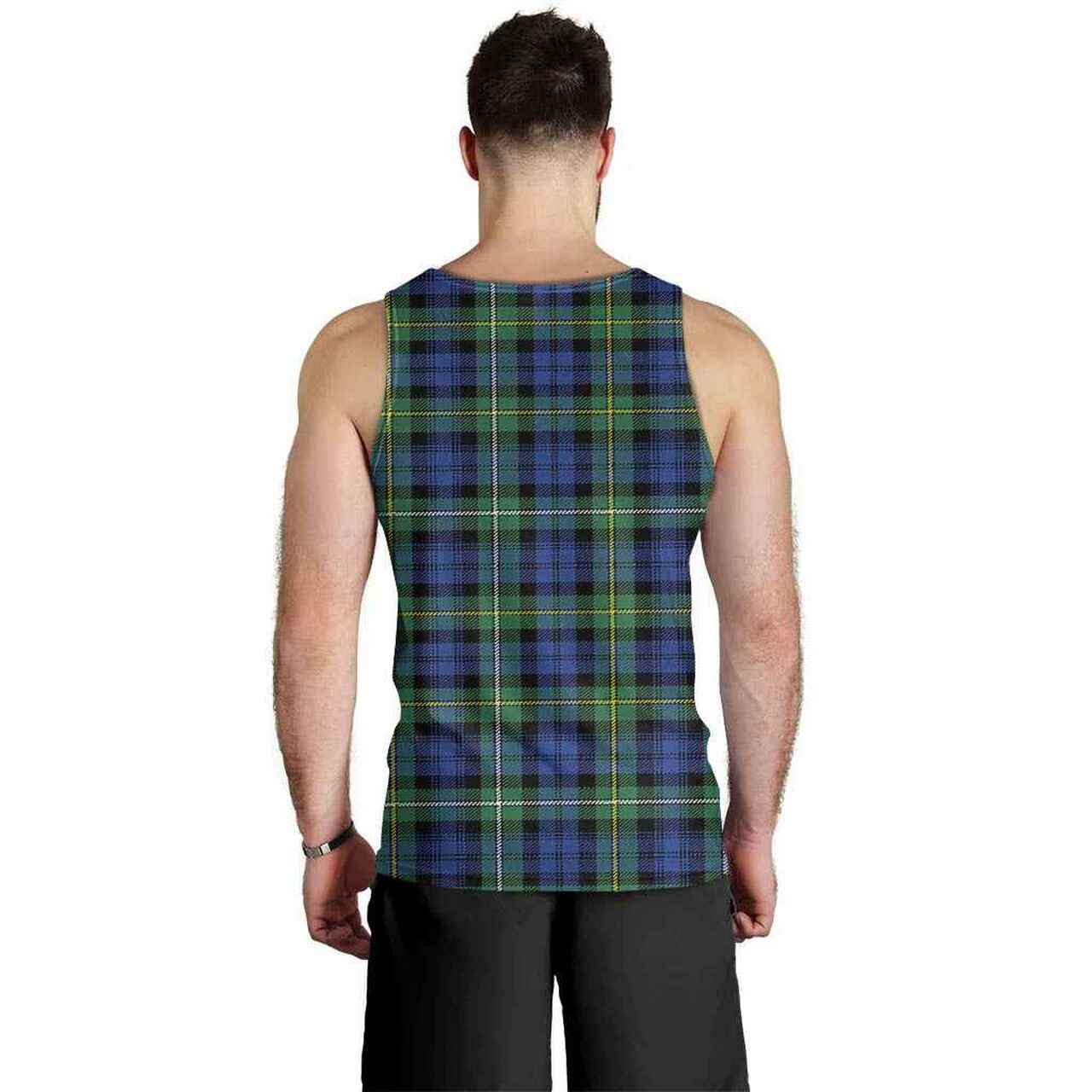 Campbell Argyll Ancient Tartan Plaid Men Tank Top