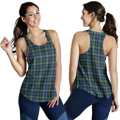 Campbell Argyll Ancient Tartan Plaid Women Racerback Tank