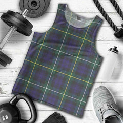 Campbell Argyll Modern Tartan Plaid Men Tank Top