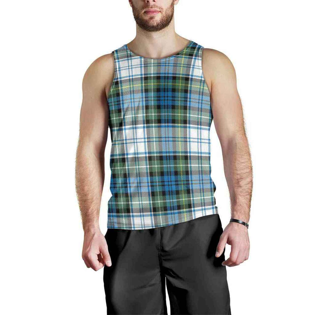 Campbell Dress Ancient Tartan Plaid Men Tank Top