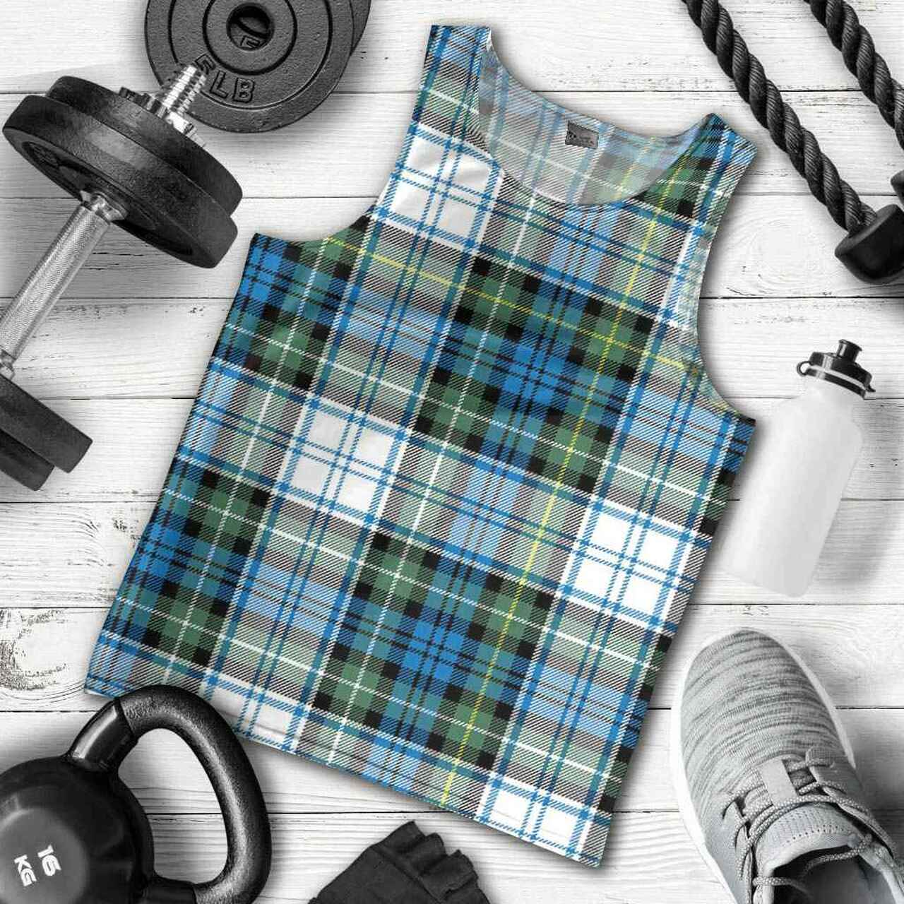 Campbell Dress Ancient Tartan Plaid Men Tank Top