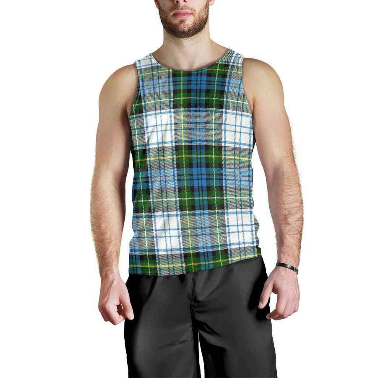 Campbell Dress Tartan Plaid Men Tank Top