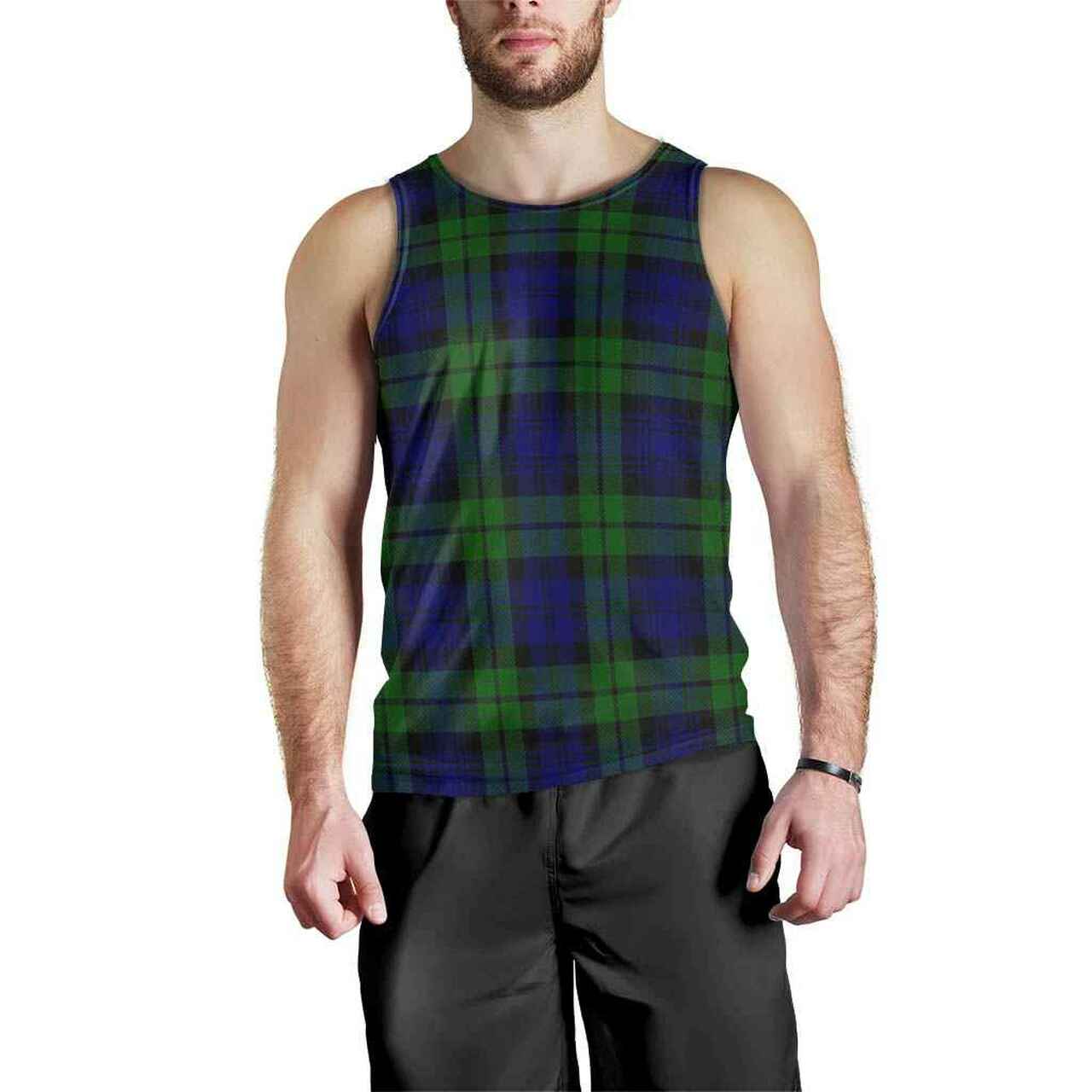 Campbell Modern Tartan Plaid Men Tank Top