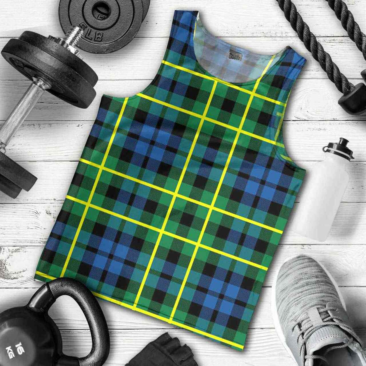 Campbell of Breadalbane Ancient Tartan Plaid Men Tank Top