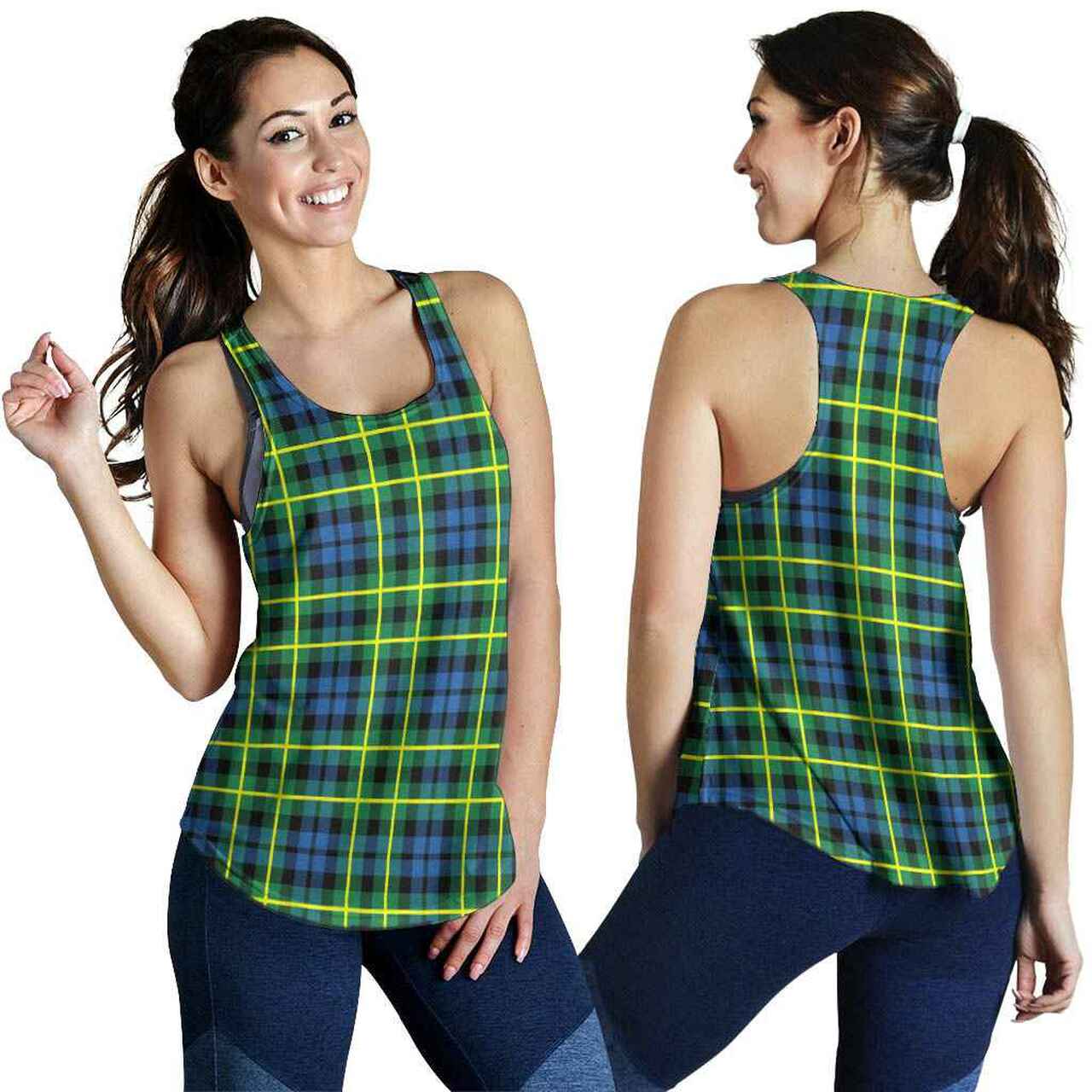 Campbell of Breadalbane Ancient Tartan Plaid Women Racerback Tank