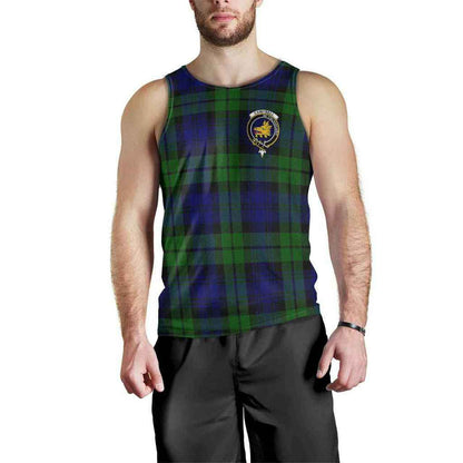 Campbell of Breadalbane Tartan Crest Men Tank Top