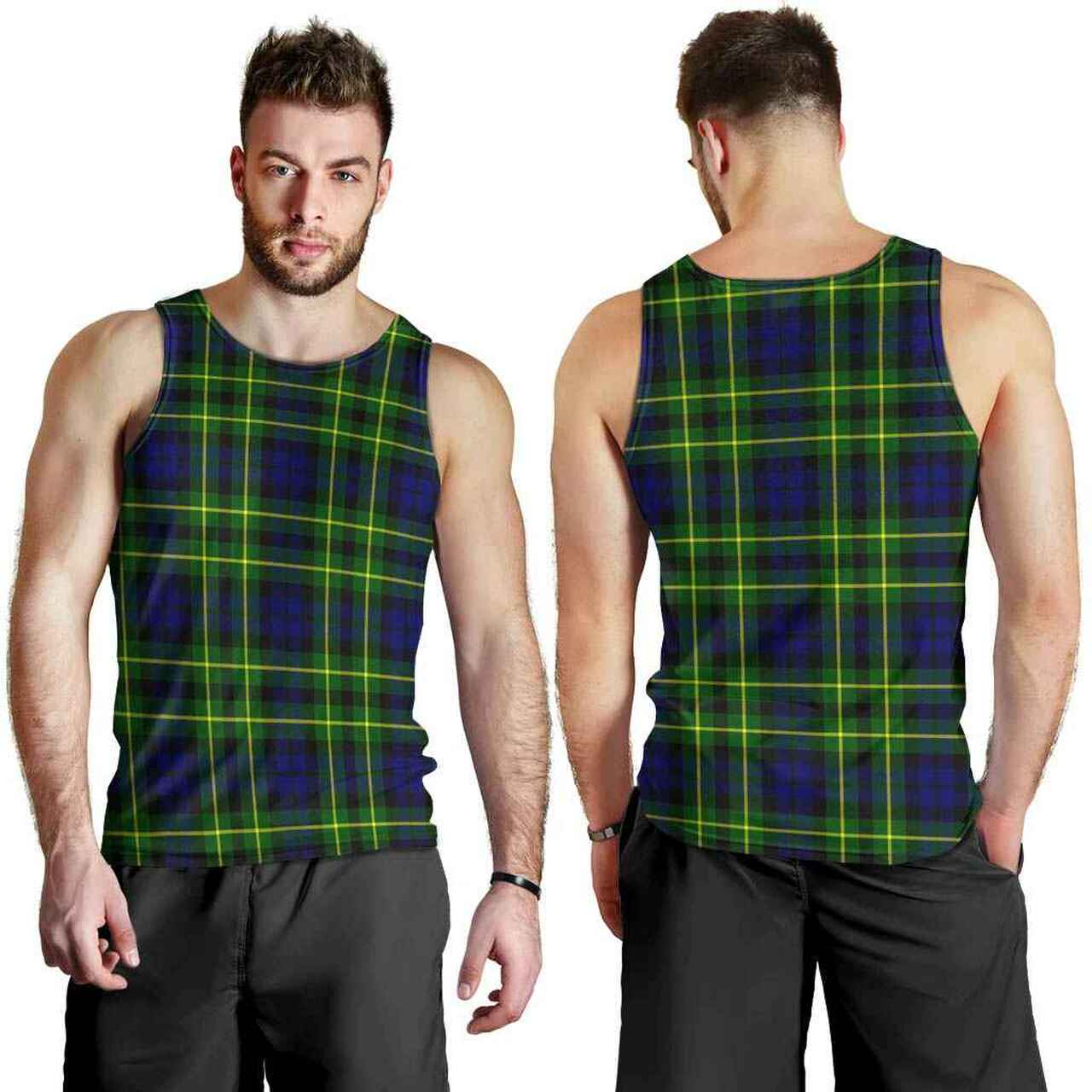 Campbell of Breadalbane Modern Tartan Plaid Men Tank Top