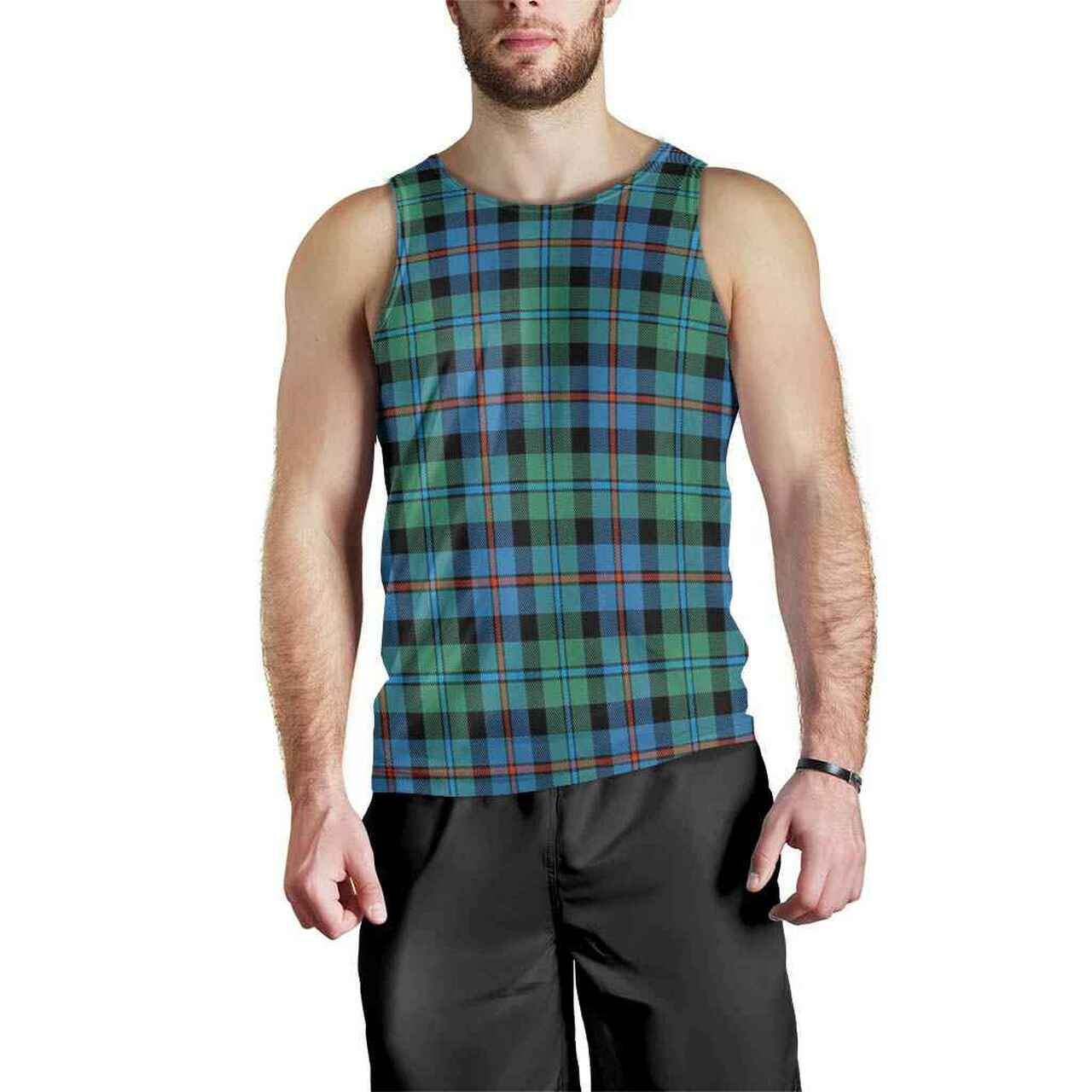 Campbell of Cawdor Ancient Tartan Plaid Men Tank Top