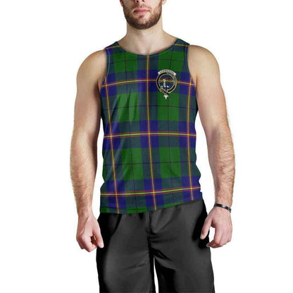 Carmichael Tartan Crest Men Tank Top