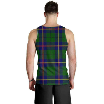 Carmichael Tartan Crest Men Tank Top