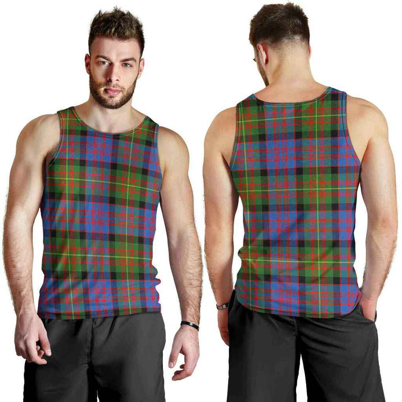 Carnegie Ancient Tartan Plaid Men Tank Top