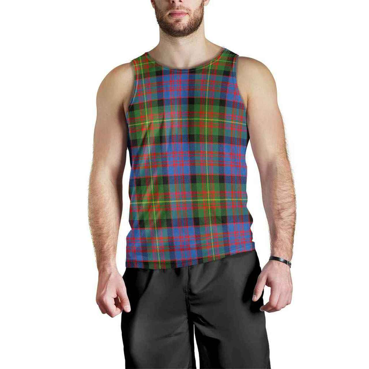 Carnegie Ancient Tartan Plaid Men Tank Top