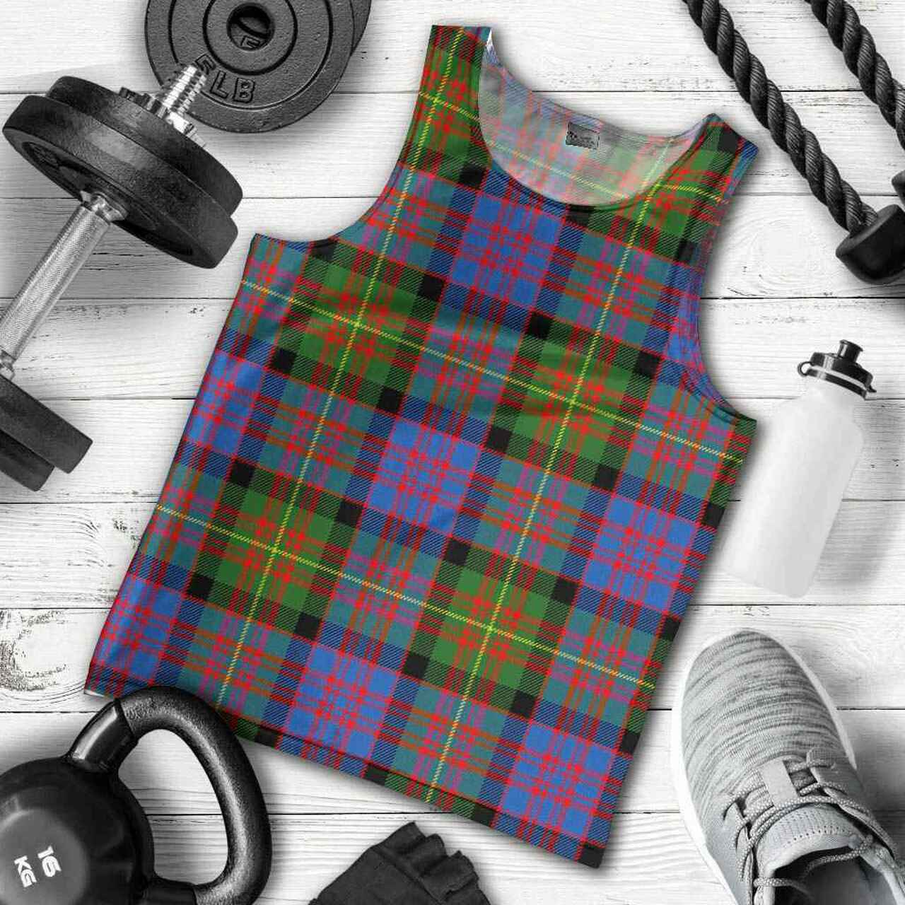 Carnegie Ancient Tartan Plaid Men Tank Top