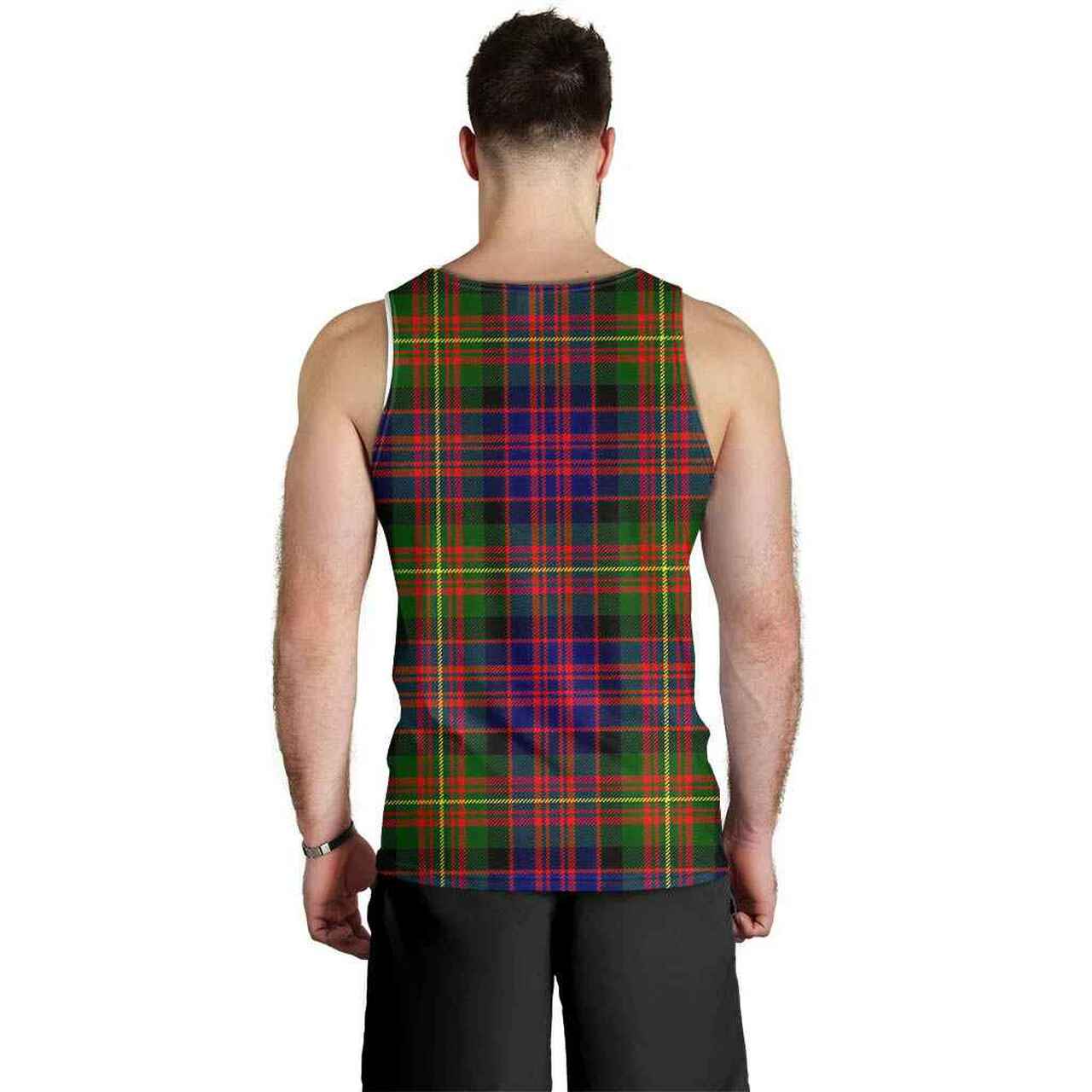 Carnegie Tartan Crest Men Tank Top