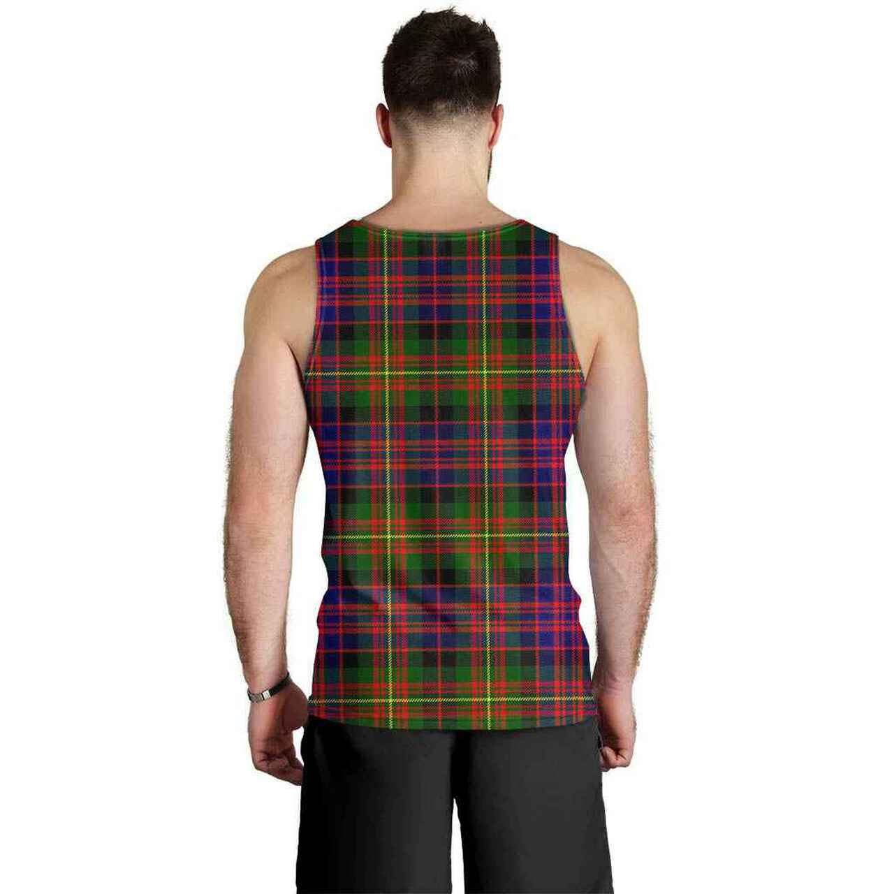 Carnegie Modern Tartan Plaid Men Tank Top