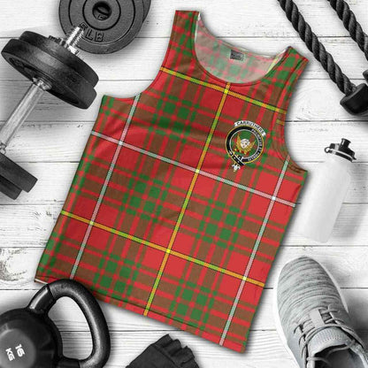 Carruthers Tartan Crest Men Tank Top