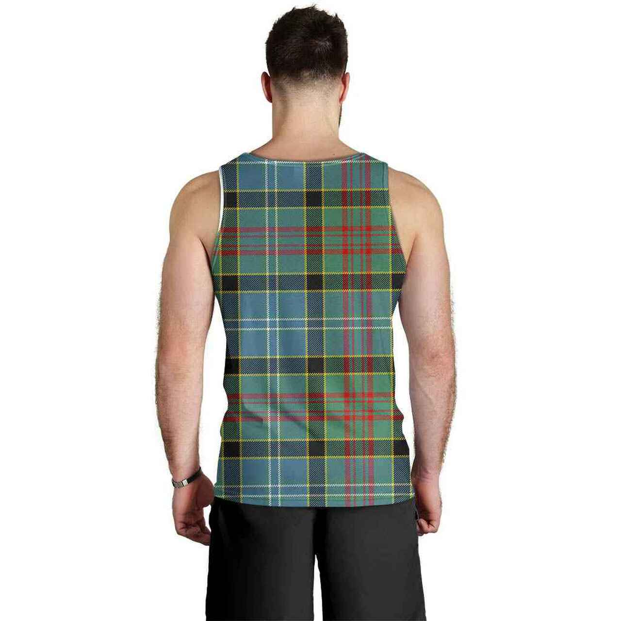 Cathcart Tartan Crest Men Tank Top