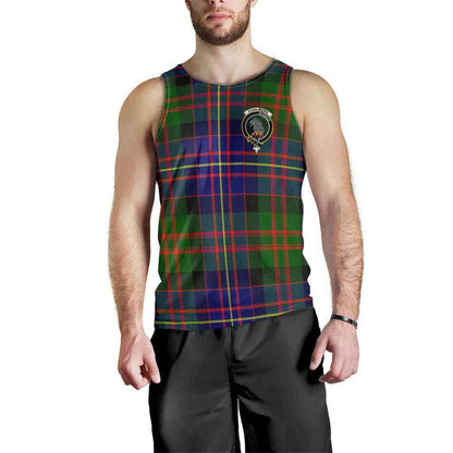 Chalmers Tartan Crest Men Tank Top