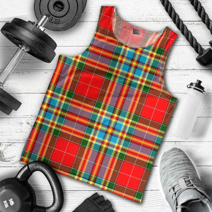 Chattan Tartan Plaid Men Tank Top