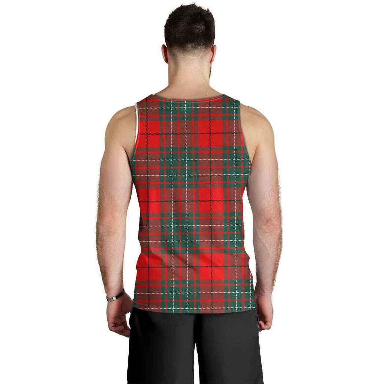 Cheyne Tartan Crest Men Tank Top