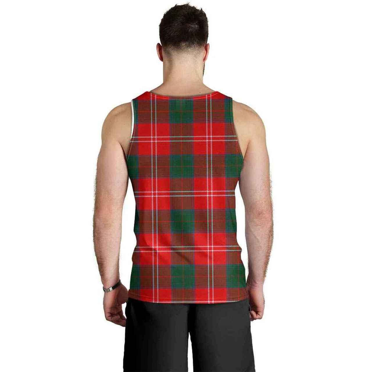 Chisholm Tartan Crest Men Tank Top