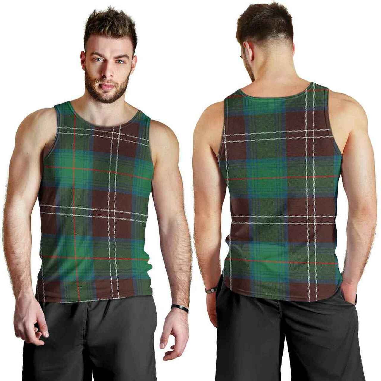 Chisholm Hunting Ancient Tartan Plaid Men Tank Top