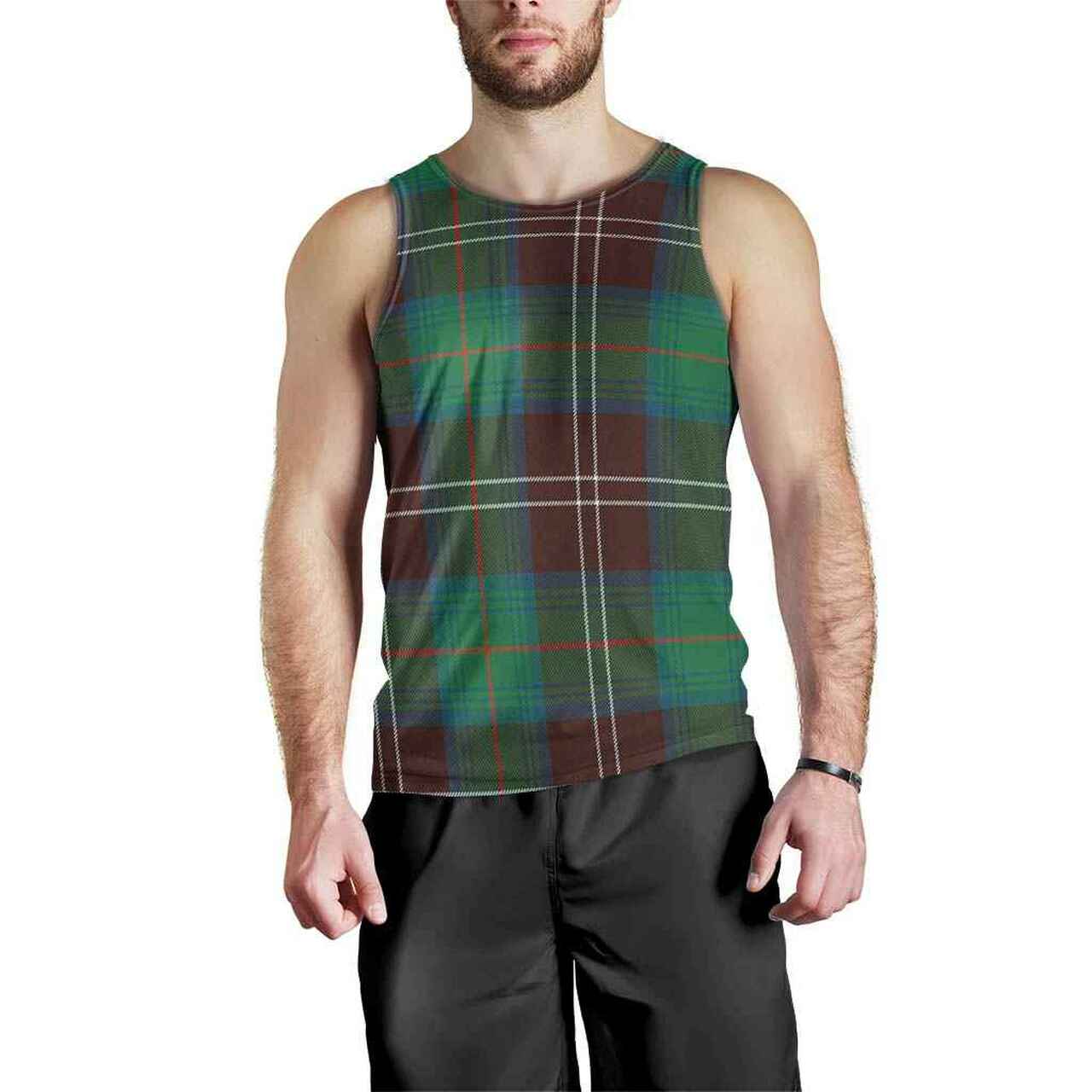 Chisholm Hunting Ancient Tartan Plaid Men Tank Top