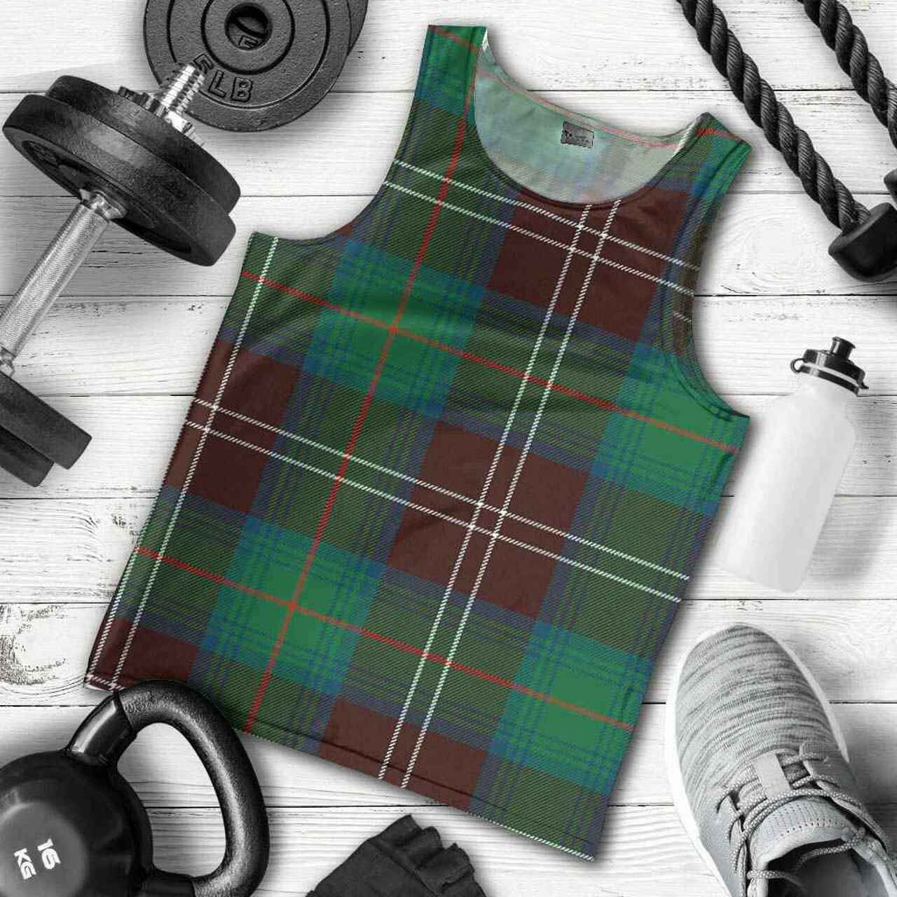 Chisholm Hunting Ancient Tartan Plaid Men Tank Top