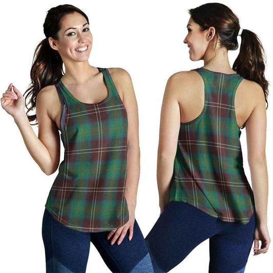 Chisholm Hunting Ancient Tartan Plaid Women Racerback Tank