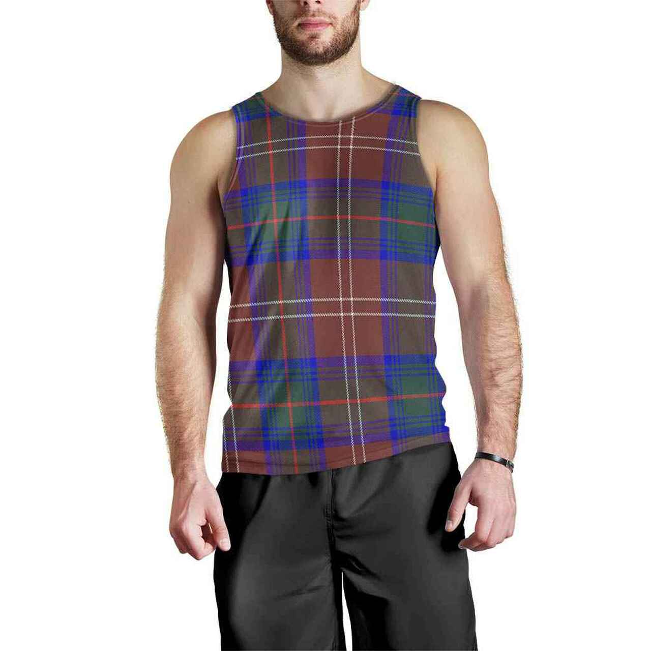 Chisholm Hunting Modern Tartan Plaid Men Tank Top