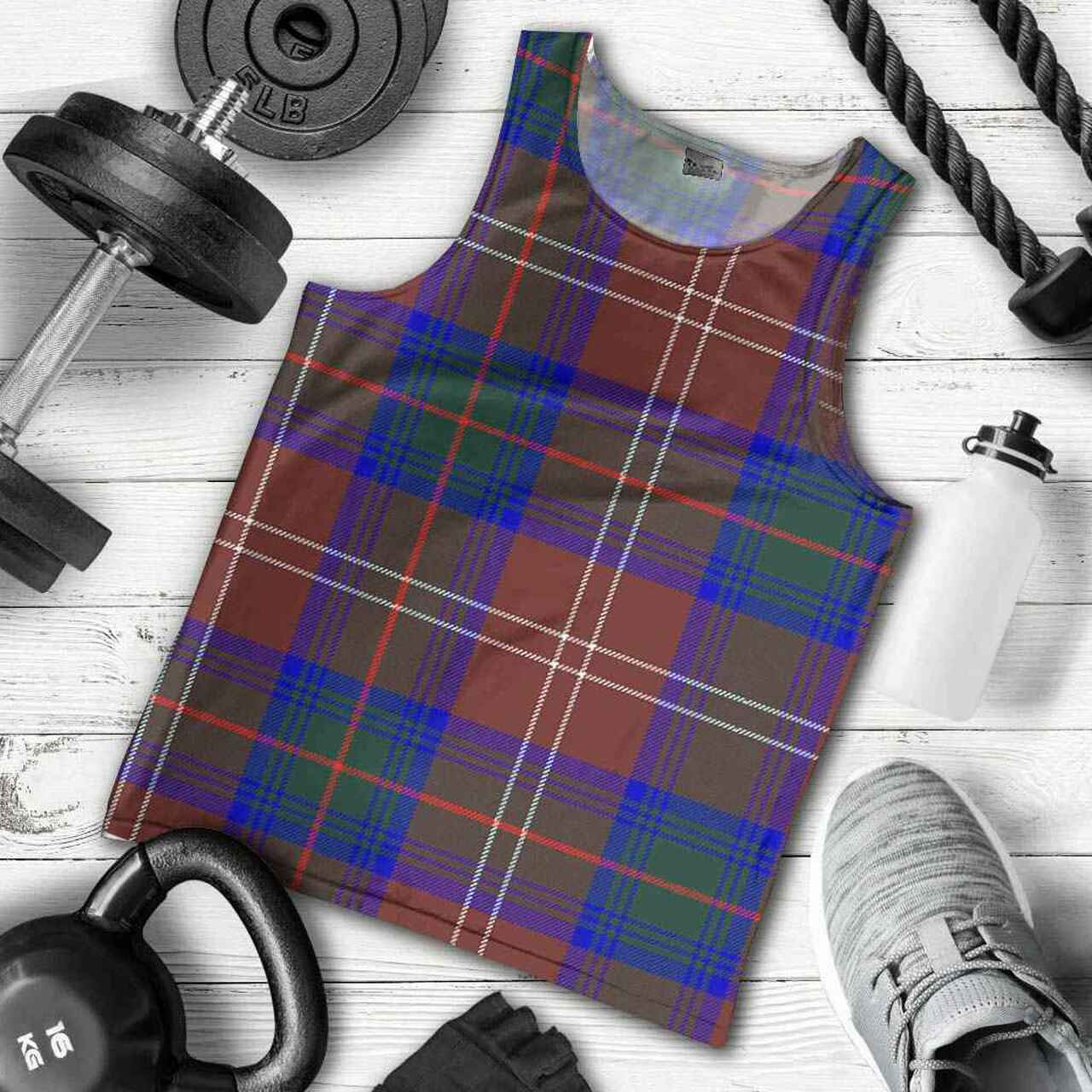 Chisholm Hunting Modern Tartan Plaid Men Tank Top