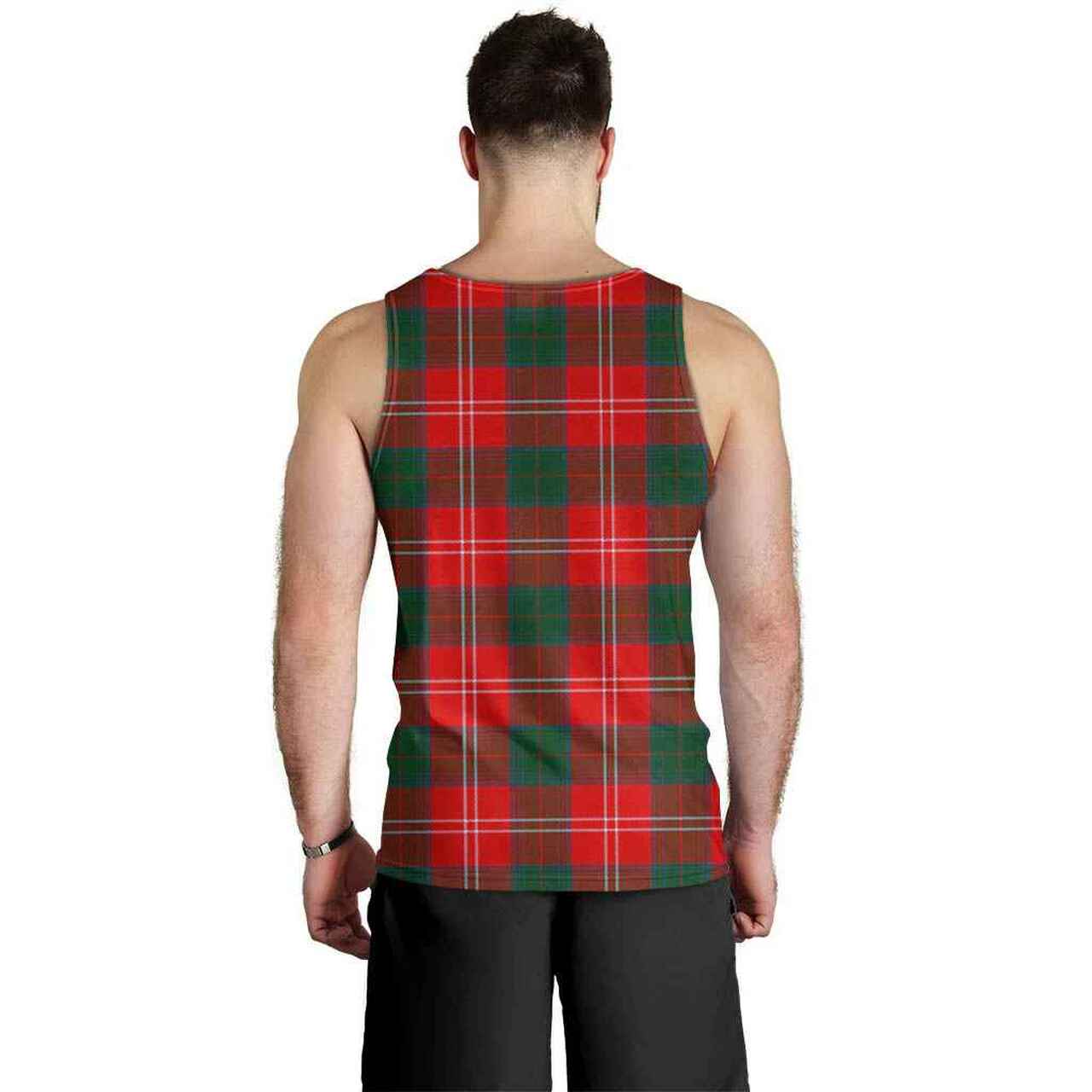 Chisholm Modern Tartan Plaid Men Tank Top