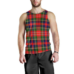 Christie Tartan Plaid Men Tank Top