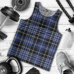 Clark Modern Tartan Plaid Men Tank Top