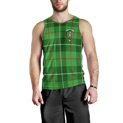 Clephane (or Clephan) Tartan Crest Men Tank Top