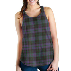 Clergy Green Tartan Plaid Women Racerback Tank