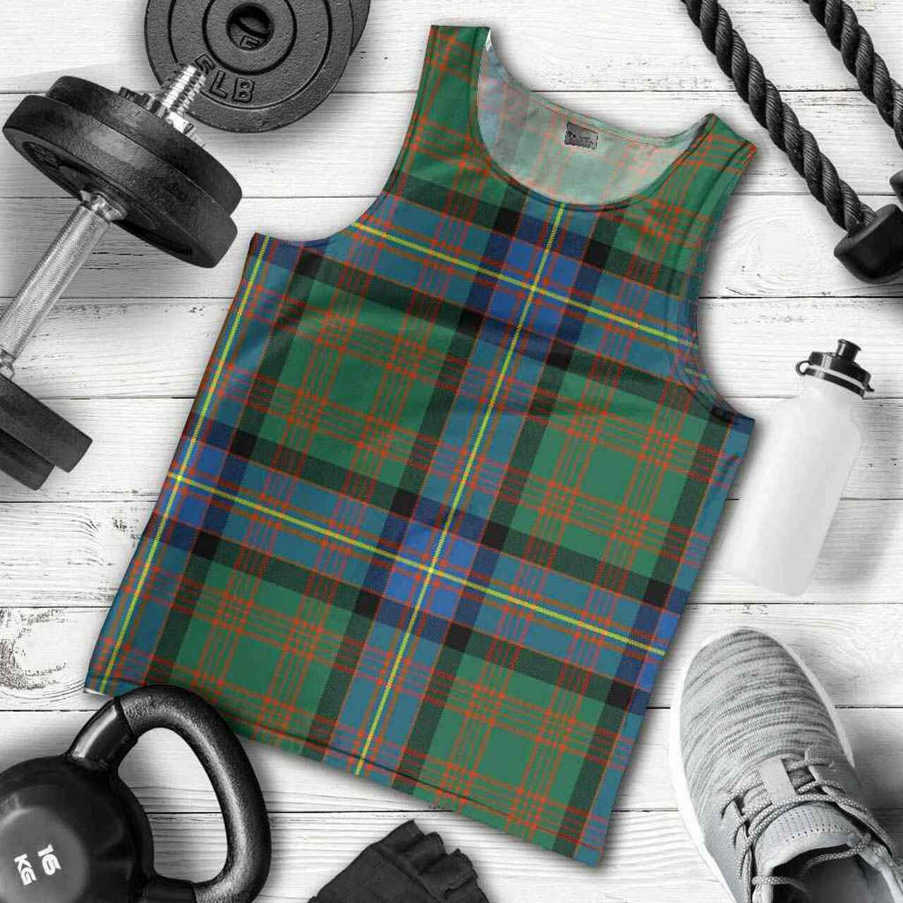 Cochrane Ancient Tartan Plaid Men Tank Top