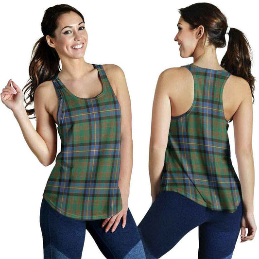 Cochrane Ancient Tartan Plaid Women Racerback Tank