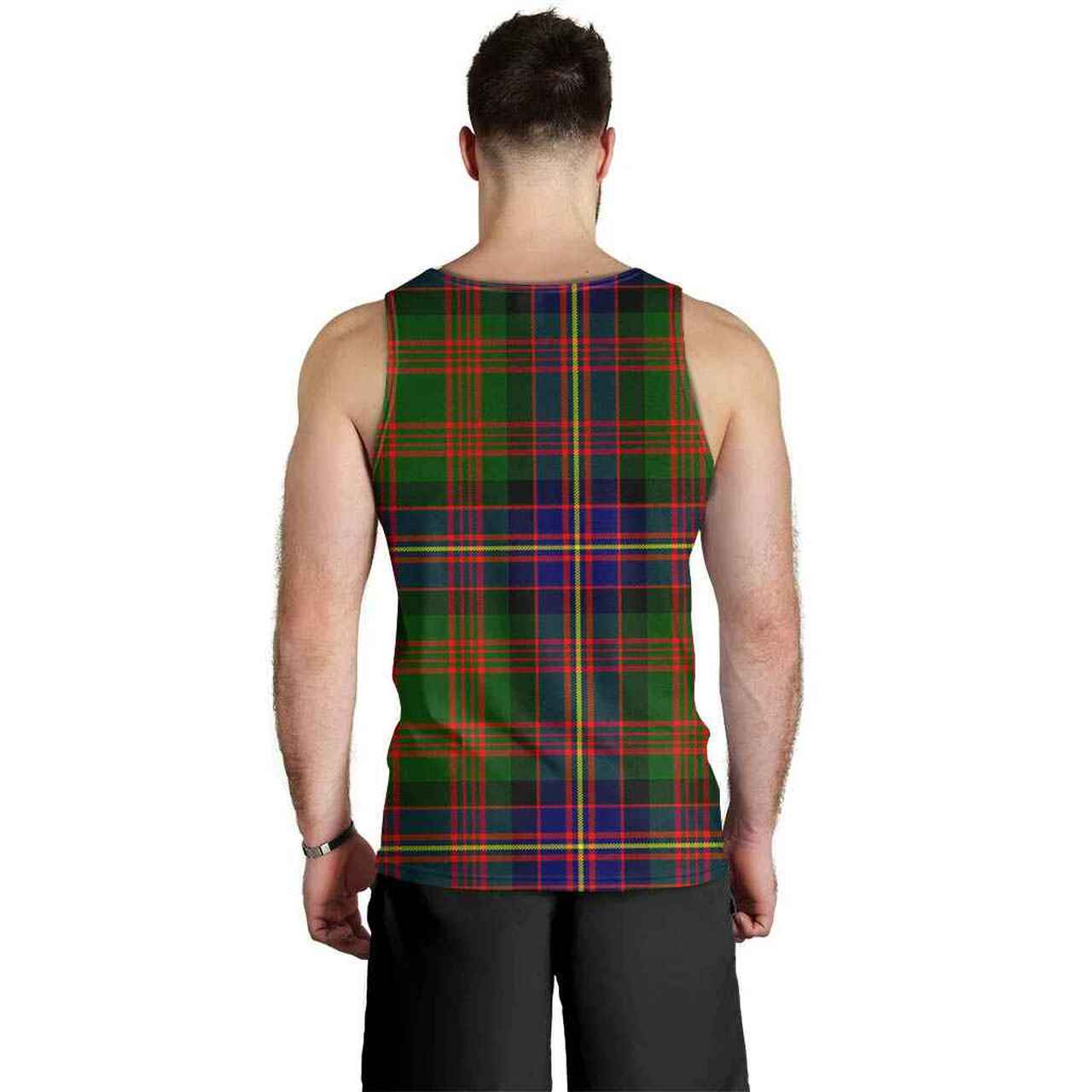 Cochrane Modern Tartan Plaid Men Tank Top