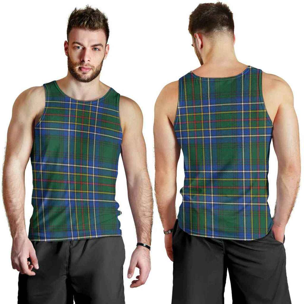 Cockburn Ancient Tartan Plaid Men Tank Top