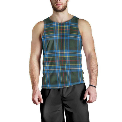 Cockburn Modern Tartan Plaid Men Tank Top