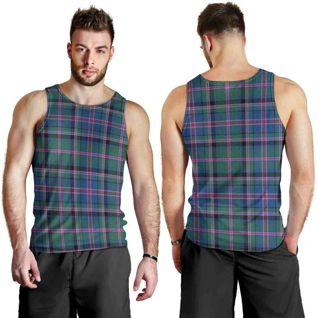 Cooper Ancient Tartan Plaid Men Tank Top